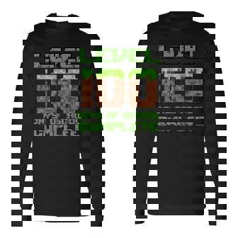 Level 100 Days Of School Complete Pixel Video Games Boys Long Sleeve T-Shirt | Mazezy