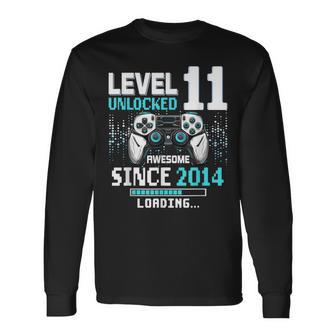 Level 11 Freigeschalteter 11Ideospiel-Geburtstag Langarmshirts - Geschenkecke