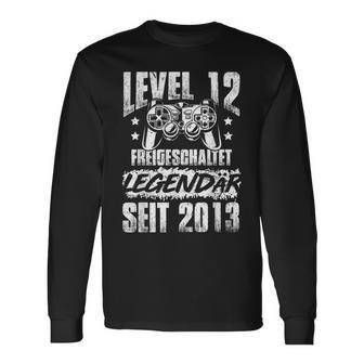 Level 12 Birthday Boy Gamer Children's Decorationintage 2013 Langarmshirts - Geschenkecke