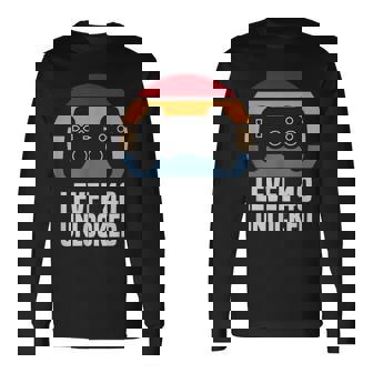 Level 40 Unlocked 40º Cumpleaños 40 Añosideojuego Camiseta de manga larga - Regaloses