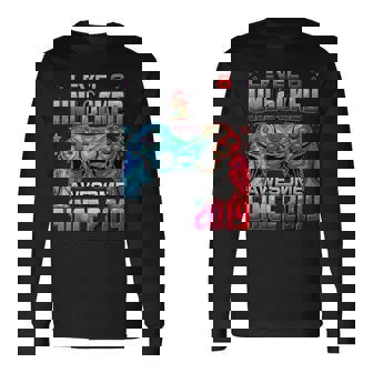 Level 6 Unlocked Awesome Since 2019 6Th Birthday Gaming Long Sleeve T-Shirt - Seseable