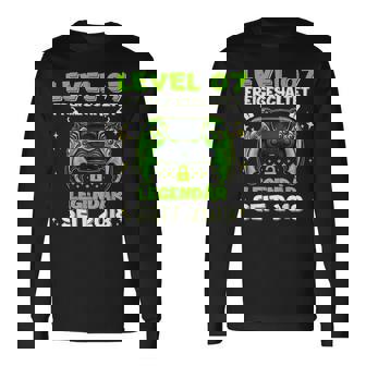 Level 7 Years Birthday Young Gamer 2018 Birthday Langarmshirts - Geschenkecke