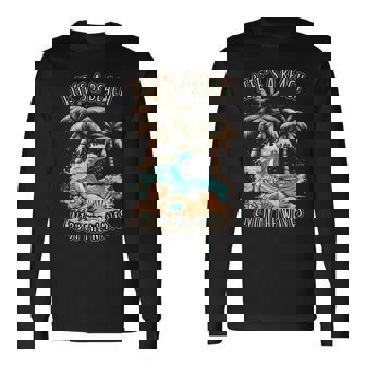 Life´S A Beach Summer Vacation Tropical Beach Long Sleeve T-Shirt - Thegiftio UK