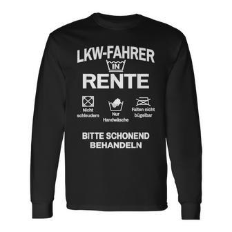 Lorry Driver In Retirement Langarmshirts - Geschenkecke