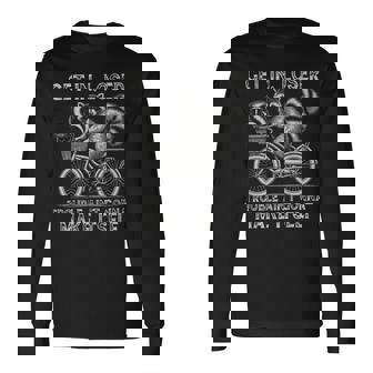 Get In Loser Trouble Ain't Gonna Make Itself Raccoon Long Sleeve T-Shirt - Thegiftio