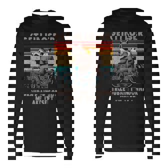 Get In Loser Trouble Ain't Gonna Make Itself Racoon Long Sleeve T-Shirt - Thegiftio