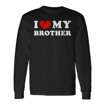 I Love My Brother I Love My Brother Langarmshirts - Geschenkecke