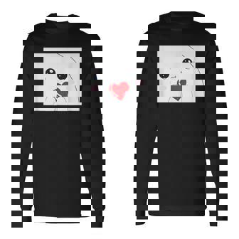 Love Confession Character Graphic Long Sleeve T-Shirt - Monsterry