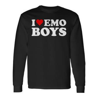 I Love Emo Boys Langarmshirts - Geschenkecke