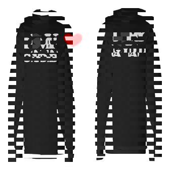 I Love My Gay Dad I Heart My Gay Dad Long Sleeve T-Shirt - Monsterry