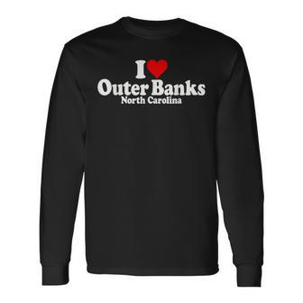 I Love Heart The Outer Banks North Carolina Obx Langarmshirts - Geschenkecke