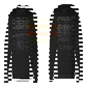 Love Heart Rodman Grunge Vintage Style Black Rodman Long Sleeve T-Shirt | Mazezy