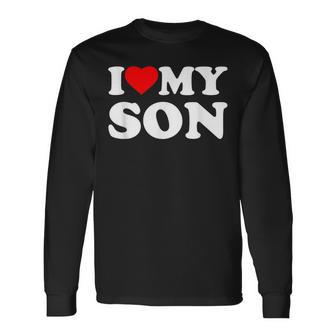 I Love My Son Heart Langarmshirts - Geschenkecke