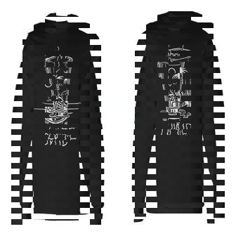 Low Tide Skull Long Sleeve T-Shirt - Monsterry