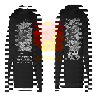 Lunar New Year Happy Chinese New Year Of The Snake 2025 Long Sleeve T-Shirt - Thegiftio