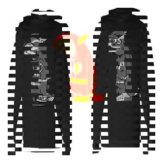 Makayast Sloth Flash Long Sleeve T-Shirt - Monsterry