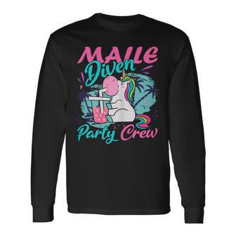 Malle Diven Party Crew Saufen Langarmshirts - Geschenkecke