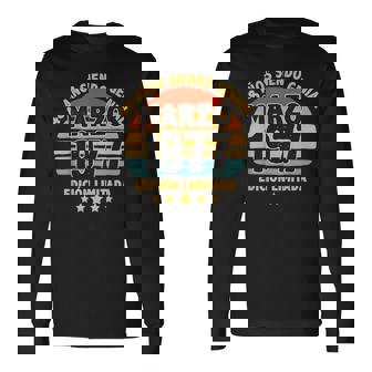 Marzo 1977 48 Años Hombre Cumpleaños Regalo Marzo 1977 Camiseta de manga larga - Regaloses