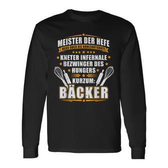 Master Of The Yeast And Mr Over The Carbohydrates Bakers Langarmshirts - Geschenkecke