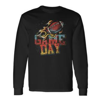 Match Day Football Player American Football Langarmshirts - Geschenkecke