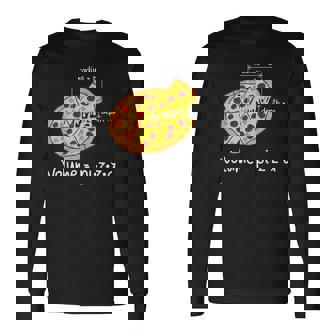 Mathe Am Example Of A Pizza -Olume Pi Z A Fun Langarmshirts - Geschenkecke