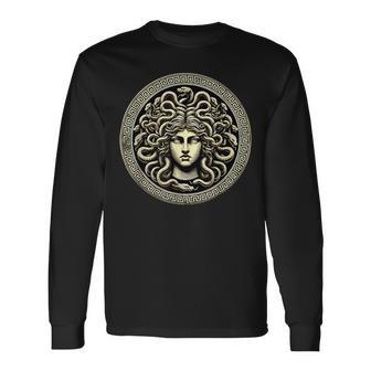 Medusa Mythos Gorgone Snake Hair Greek Mythology Langarmshirts - Geschenkecke