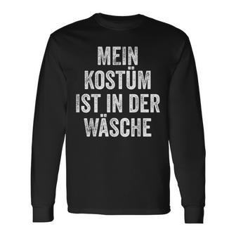 Mein Costume Ist In Der Wäsche Carnival Man Fancy Dress Langarmshirts - Geschenkecke