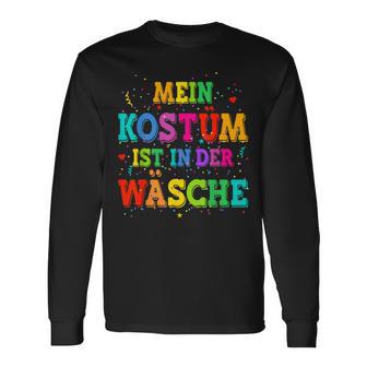 Mein Kostüm Ist In Der Wäsche Confetti For Carnival Fancy Dress Langarmshirts - Geschenkecke