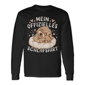 Mein Offizielles Schlaf Maltipoo Hund Und Welpe Langarmshirts - Geschenkecke