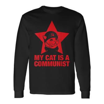 Meine Katze Ist Kommunist Langarmshirts - Geschenkecke