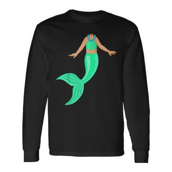 Mermaid Outfit Water Party Atlantis Costume Langarmshirts - Geschenkecke