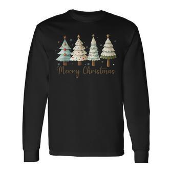 Merry Christmas Tree Christmas Tree Langarmshirts - Geschenkecke