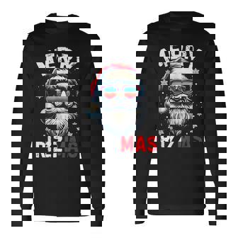 Merry Rizzmas Christmas Rizzsanta Xmas Pajamas Long Sleeve T-Shirt | Mazezy