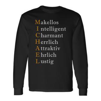 Michael Birthday Langarmshirts - Geschenkecke