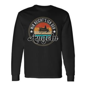 Mir Reicht's Ich Geh Fishing Sports Fisherman Langarmshirts - Geschenkecke