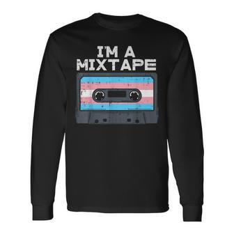 Im A Mixtape Transgender Casette Tape Trans Pride Flag Lgbt Langarmshirts - Geschenkecke