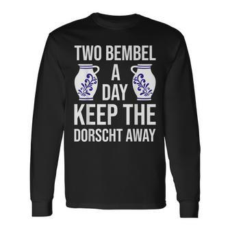 Mostkrug Abbelwoi Jug Bembel Frankfurt Äppler Langarmshirts - Geschenkecke