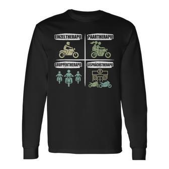 Motorcycle With Biker Slogan Langarmshirts - Geschenkecke