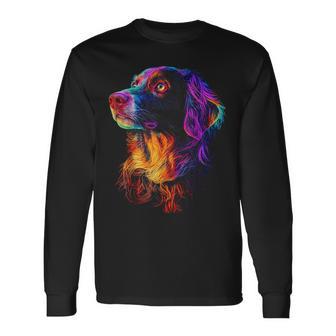 Munsterlander Dog Graphic Pet Colourful Munsterlander Langarmshirts - Geschenkecke