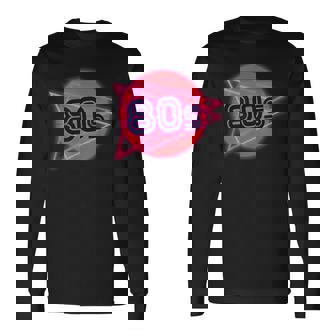 Nacido En Los Años 80 Neon Light Disco Música Cumpleaños Punk Music Camiseta de manga larga - Regaloses