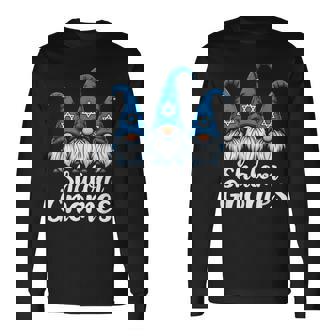 Nain De Hanoukka Amusant Shalom Gnomes T-shirt à manches longues - Cadeauxyz