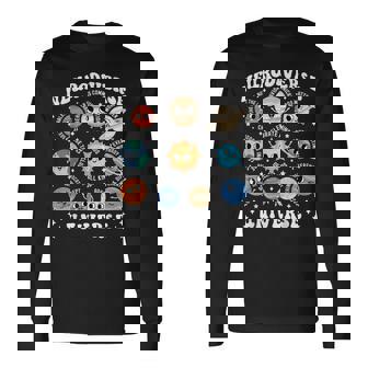 Neurodiverse Universe Iep Special Ed Paraprofessional Para Long Sleeve T-Shirt - Seseable