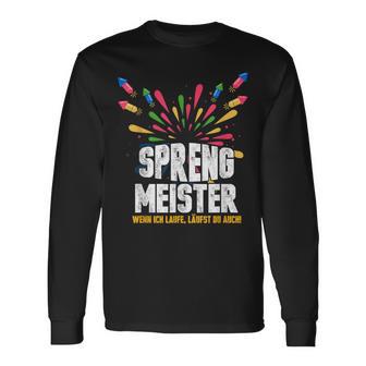 New Year's Eve Pyrotechnik Fireworks New Year Celebration Langarmshirts - Geschenkecke