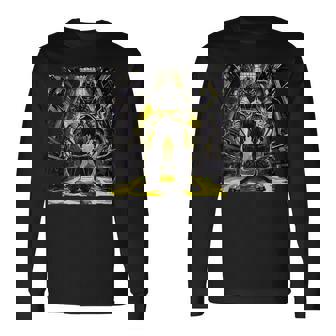 Ninja Mech Cyber Sci-Fi Mech-Warrior Sci-Fi Robot Tank Top Long Sleeve T-Shirt - Monsterry