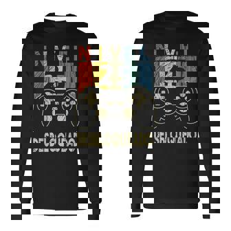 Nivel 25 Unblocked Gamer 25 Years Cumpleaños Camiseta de manga larga - Regaloses