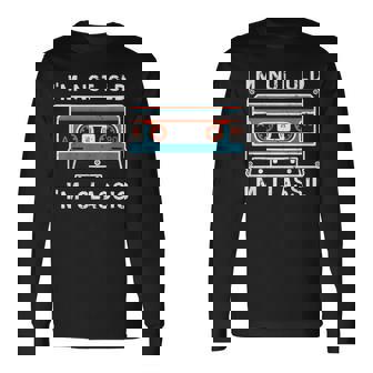 No Soyiejo Soy Clásico Cassette Retrointage Cita Camiseta de manga larga - Regaloses