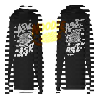 Noodle Master Pasta Party Long Sleeve T-Shirt - Monsterry