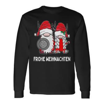 Nordic Gnomeiking Tomte Couple Merry Christmas German Langarmshirts - Geschenkecke