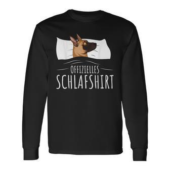 Official Malinois Dog Sleeping Pyjamas Langarmshirts - Geschenkecke