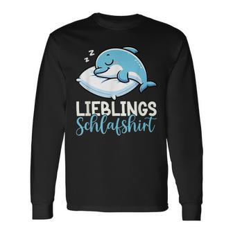 Official Sleep Dolphin Pyjamas Napper Langarmshirts - Geschenkecke